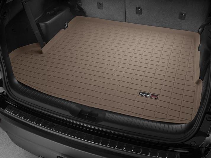 Ковер резиновый WeatherTech Toyota Highlander 2014-2019 в багажник бежевый фото