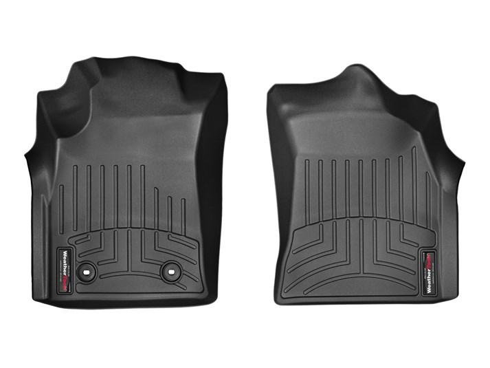 Ковры резиновые WeatherTech Toyota Fortuner 2012-2015 передние черные фото