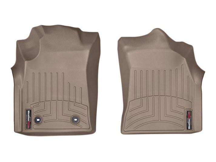 Ковры резиновые WeatherTech Toyota Hilux 2012-2015 передние бежевые фото