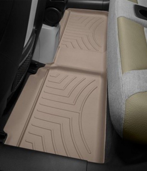Коврик резиновый WeatherTech BMW I3 2013-2019 задний бежевый фото