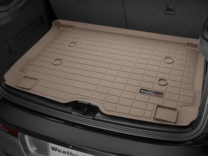 Коврик резиновый WeatherTech BMW I3 2013-2019 в багажник бежевый фото