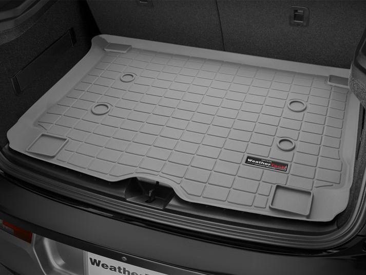 Коврик резиновый WeatherTech BMW I3 2013-2019 в багажник серый фото