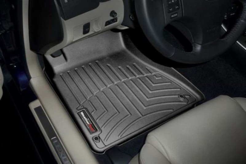 Ковры резиновые WeatherTech Lexus IS 2WD 2006-2012 передние черные фото