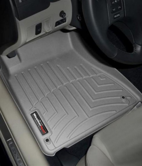 Ковры резиновые WeatherTech Lexus IS 2WD 2006-2012 передние серые фото
