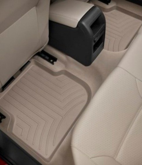 Ковры резиновые WeatherTech VW Jetta 2010-2019 задние бежевые фото