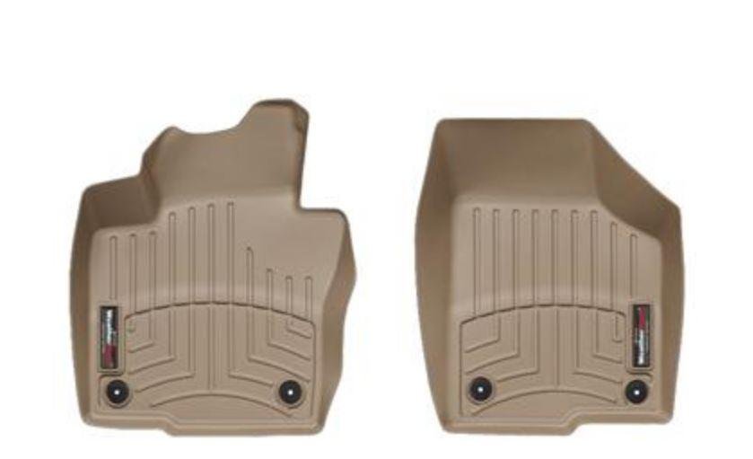 Ковры резиновые WeatherTech VW Beetle 2012-2019 передние бежевые фото