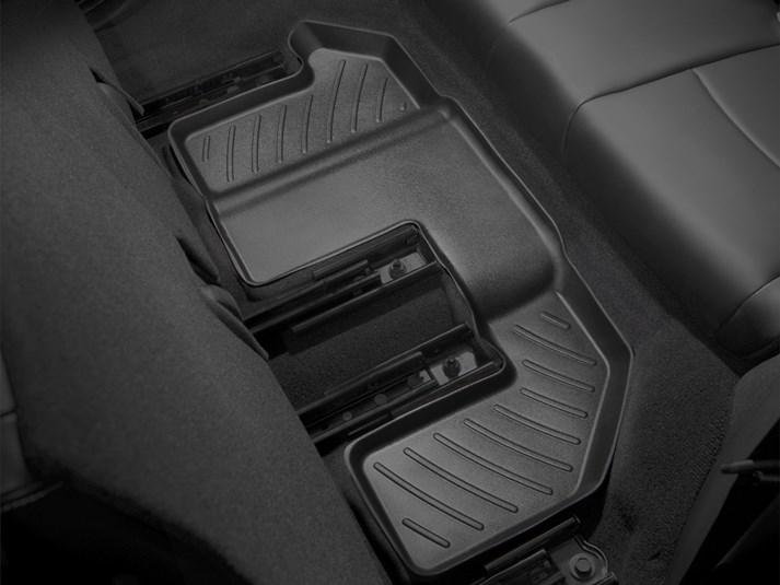 Ковры резиновые WeatherTech Fiat Freemont 2011-2018  третий ряд черный фото