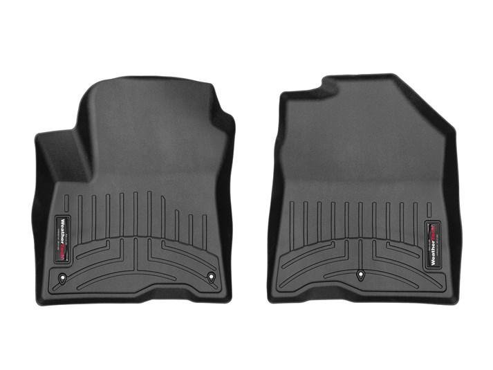 Ковры резиновые WeatherTech Hyundai Kona Electric 2019+  передние черные фото