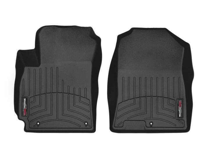 Ковры резиновые WeatherTech Hyundai Kona  2017+  передние черные фото