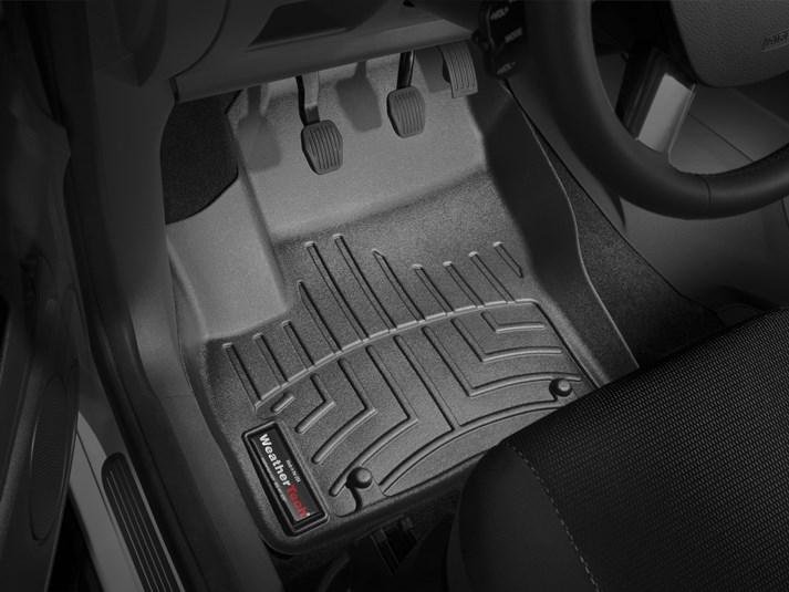 Ковры резиновые WeatherTech Ford Kuga 2008-2012  передние черные фото