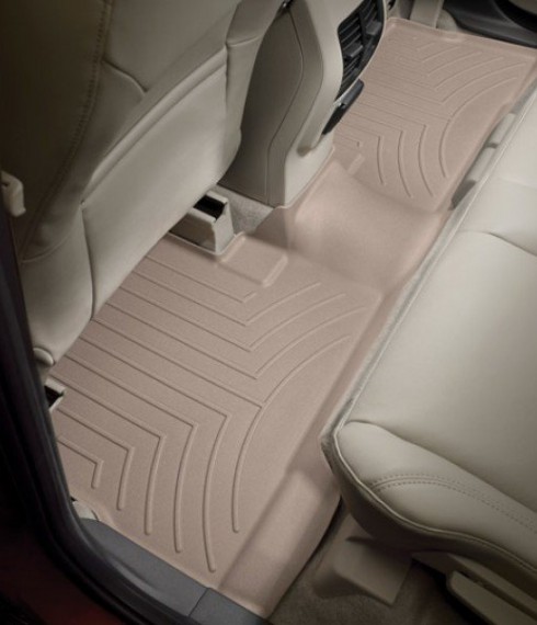 Ковры резиновые WeatherTech Ford Kuga 2013+  задний бежевый фото
