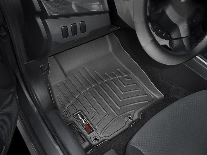 Ковры резиновые WeatherTech Mitsubishi Lancer 2007-2016  передние черные фото