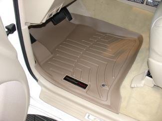 Ковры резиновые WeatherTech Toyota LC100 1998-2007 передние бежевые фото