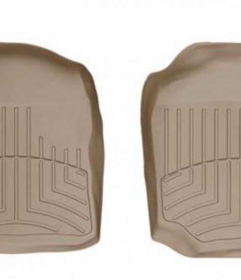 Ковры резиновые WeatherTech Toyota LC100 1998-2007 передние бежевые фото