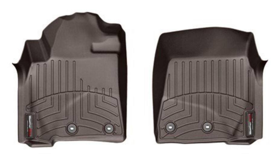 Ковры резиновые WeatherTech Lexus LX 2012+ передние какао фото
