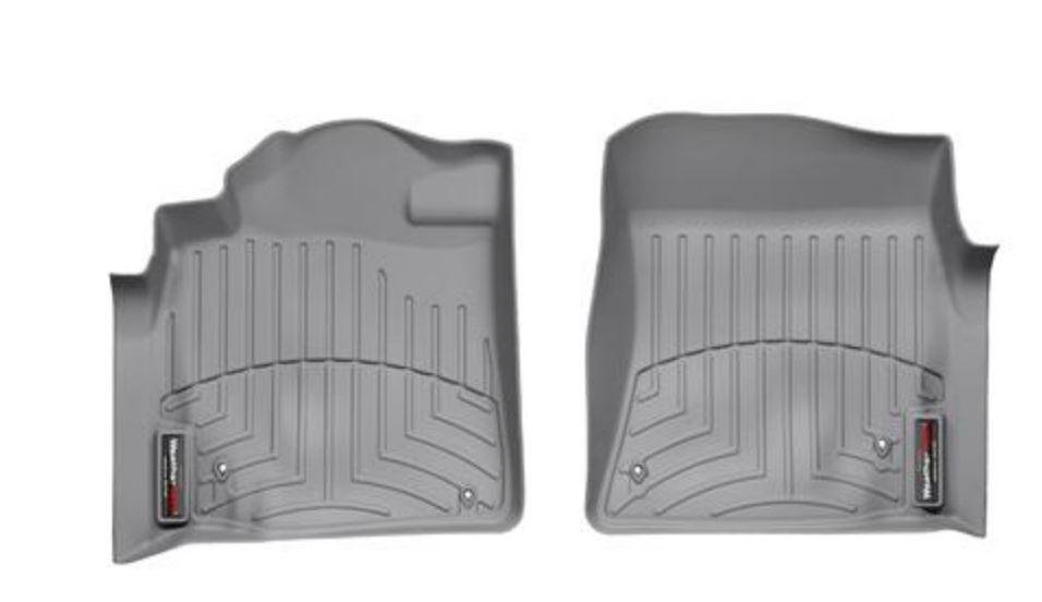 Ковры резиновые WeatherTech Toyota LC200 2008-2012 передние серые фото