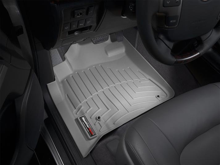 Ковры резиновые WeatherTech Toyota LC200 2008-2012 передние серые фото