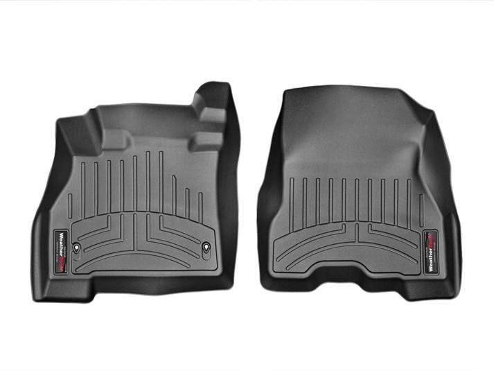 Ковры резиновые WeatherTech Nissan Leaf 2011-2012 передние черные фото