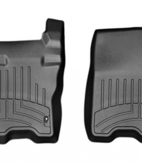 Ковры резиновые WeatherTech Nissan Leaf 2013-2017 передние черные фото
