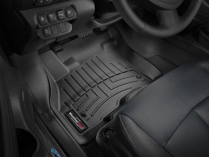 Ковры резиновые WeatherTech Nissan Leaf 2013-2017 передние черные фото