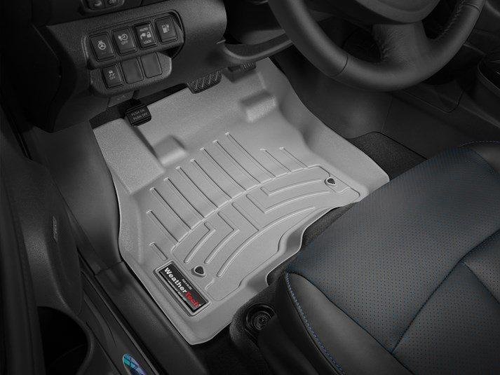 Ковры резиновые WeatherTech Nissan Leaf 2013-2017 передние серые фото