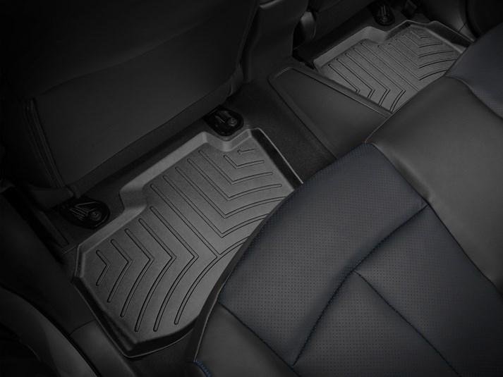 Ковры резиновые WeatherTech Nissan Leaf 2011-2017 задние черные фото