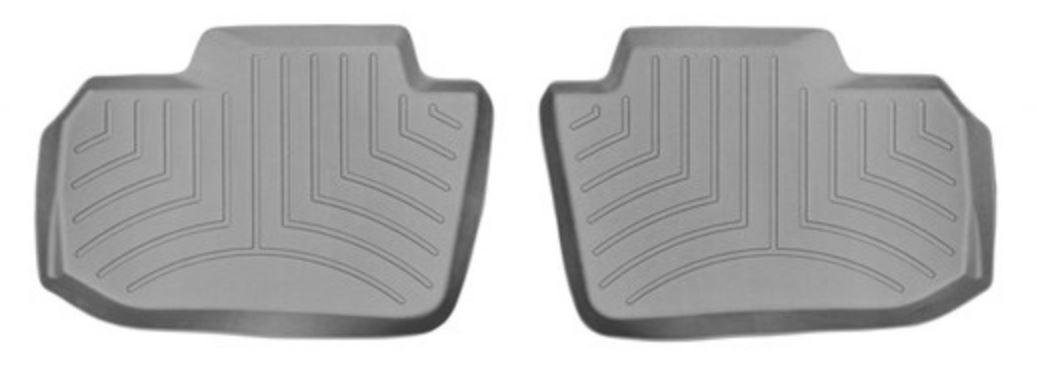 Ковры резиновые WeatherTech Nissan Leaf 2011-2017 задние серые фото