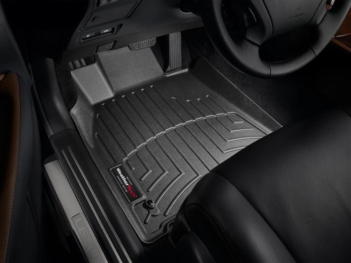 Ковры резиновые WeatherTech Lexus LS RWD 2007-2012 передние черные фото