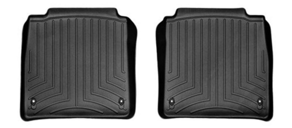 Ковры резиновые WeatherTech Lexus LS LONG 2007-2012 задние черные фото