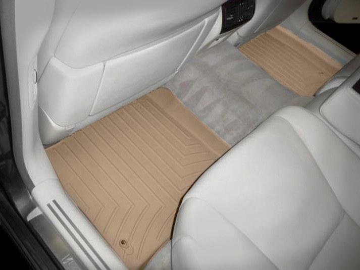 Ковры резиновые WeatherTech Lexus LS LONG 2007-2012 задние бежевые фото