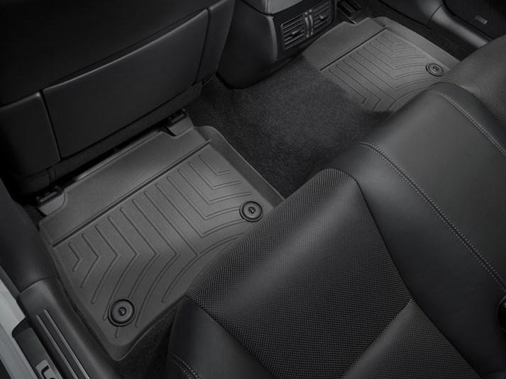 Ковры резиновые WeatherTech Lexus LS STD 2013-2017 задние черные фото
