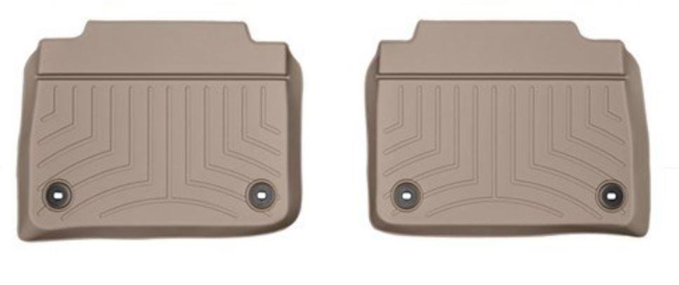 Ковры резиновые WeatherTech Lexus LS STD 2013-2017 задние бежевые фото