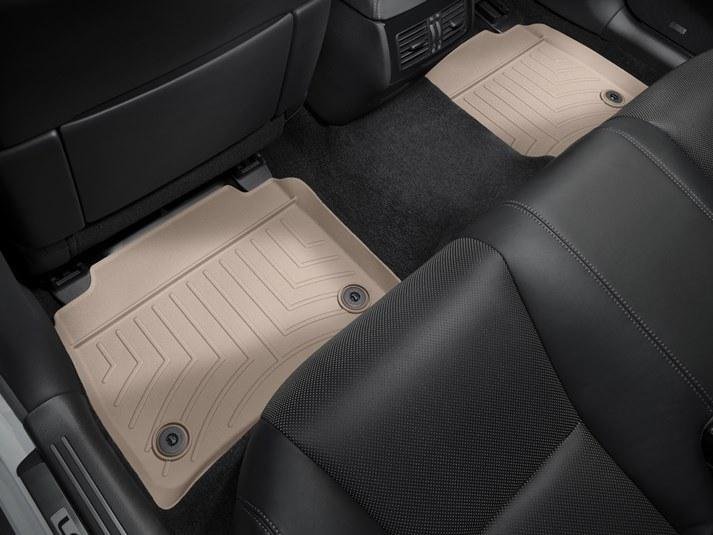 Ковры резиновые WeatherTech Lexus LS STD 2013-2017 задние бежевые фото