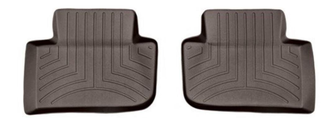 Ковры резиновые WeatherTech Porsche Macan 2014+ задние какао фото