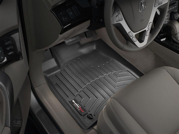 Ковры резиновые WeatherTech  Acura MDX 2007-2013 передние черные фото