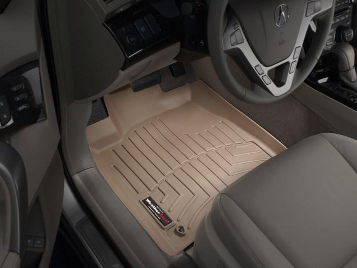 Ковры резиновые WeatherTech  Acura MDX 2007-2013 передние бежевые фото