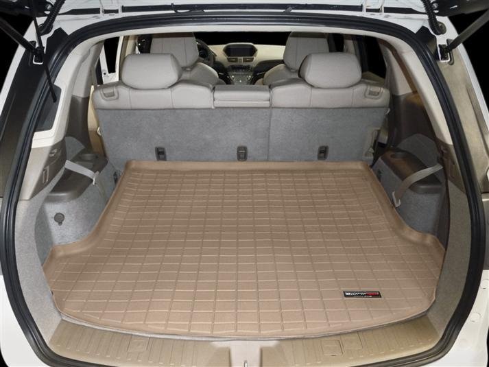 Ковры резиновые WeatherTech  Acura MDX 2007-2013 в багажник бежевый фото