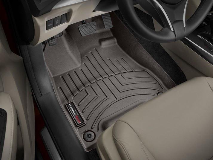 Ковры резиновые WeatherTech  Acura MDX 2014+ передние какао фото