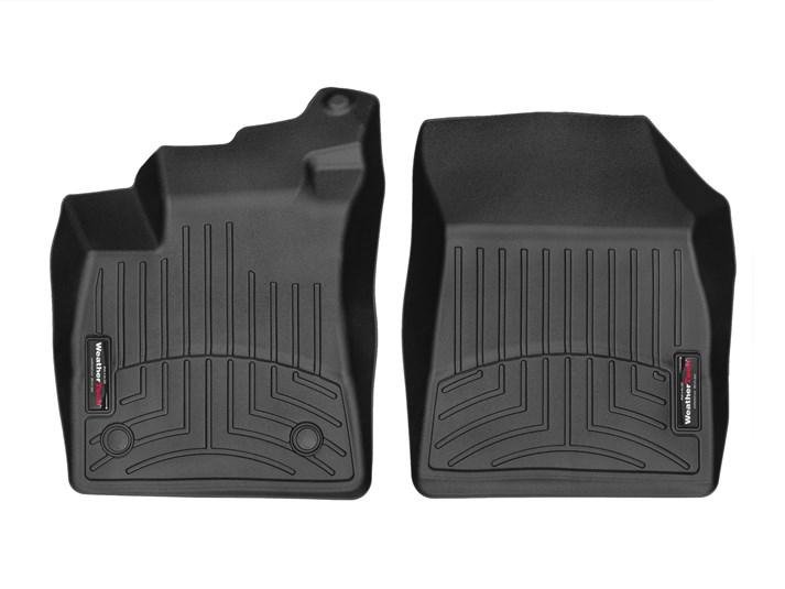 Ковры резиновые WeatherTech Renault Megane  2016+ передние черные фото