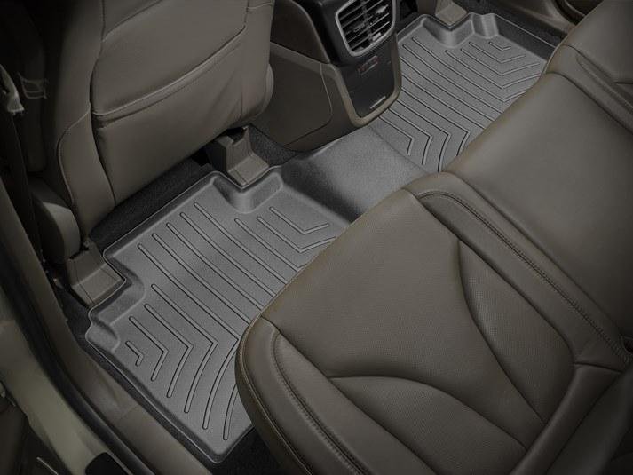 Ковры резиновые WeatherTech Lincoln MKX Nautilus 2016+ задний черный фото