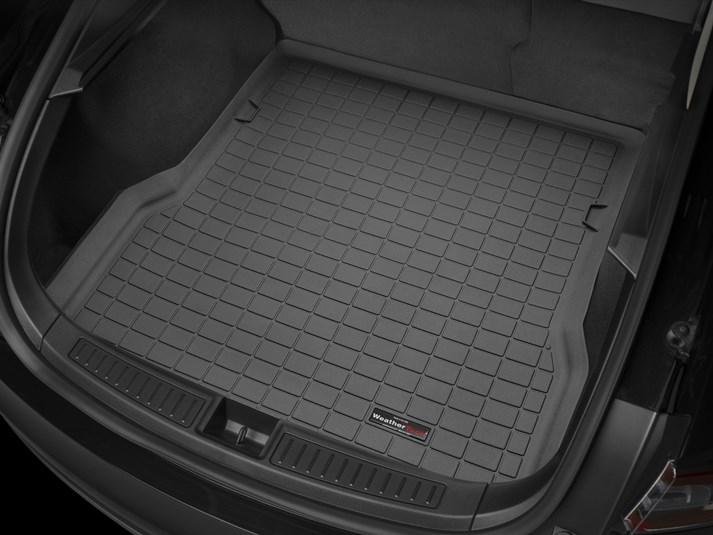 Ковры резиновые  WeatherTech Tesla Model S 2012-2015  в багажник черный фото