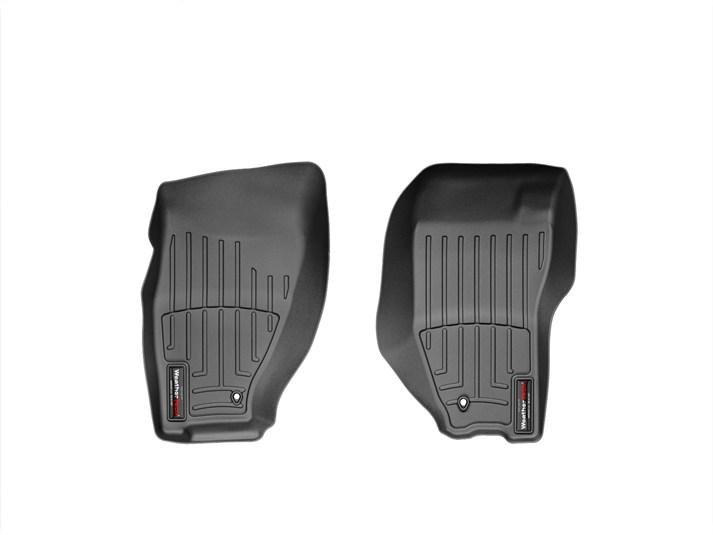 Ковры резиновые WeatherTech Jeep Cherokee 2008-2013 передние черные фото
