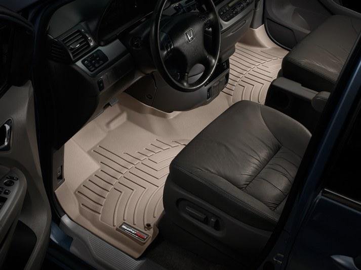 Ковры резиновые WeatherTech Honda Odyssey 2005-2010 передний бежевый фото
