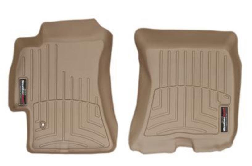 Ковры резиновые WeatherTech Subaru  Legacy / Outback 2005-2009 передние бежевые фото