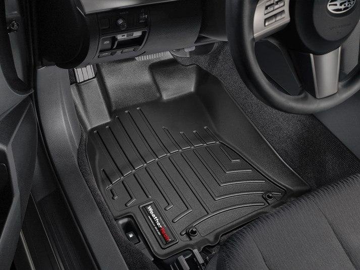 Ковры резиновые WeatherTech Subaru  Legacy / Outback 2010-2014 передние черные фото