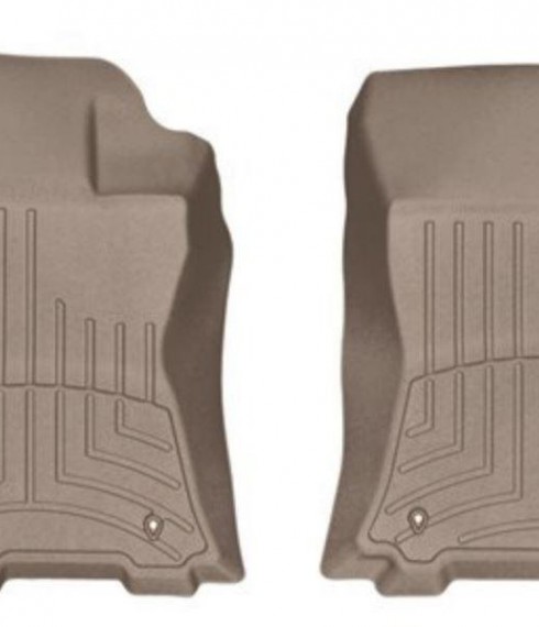 Ковры резиновые WeatherTech Subaru  Legacy / Outback 2015-2019 передние бежевые фото