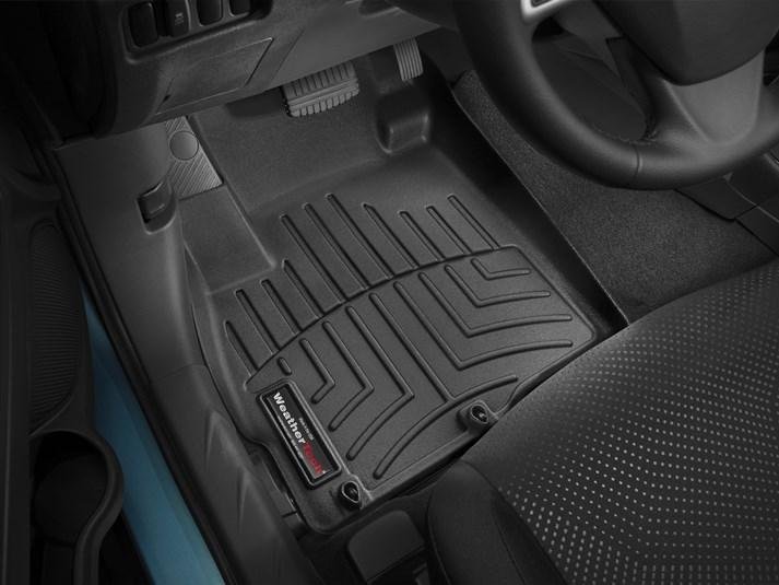 Ковры резиновые WeatherTech Mitsubishi Outlander 2015+ передние черные фото