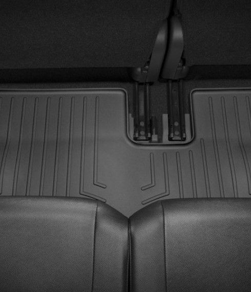 Ковры резиновые WeatherTech Mitsubishi Outlander 2012-2015 третьего ряда черный фото