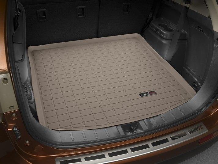 Ковры резиновые WeatherTech Mitsubishi Outlander  2012-2015  в багажник бежевый фото