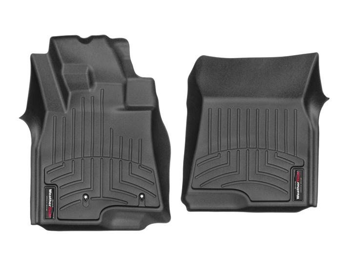 Ковры резиновые WeatherTech Mitsubishi Pajero 2007+ передние черные фото